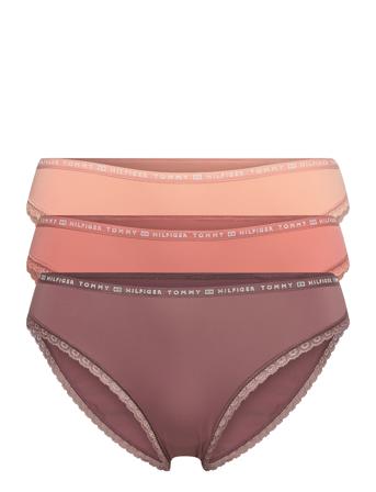 3P Bikini Truse Brief Truse Lilla Tommy Hilfiger