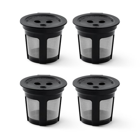 Kaffefilter, 4-pack Återanvändbara För Ninja Dual Brew Pro Cfp301 Cfp201