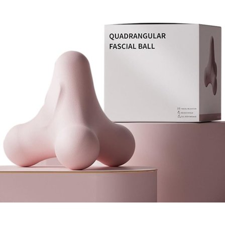 4-sidet fysioterapi massasjeball - dypvev triggerpunktlindring for plantar fasciitt, muskelgjenoppretting og mobilitet