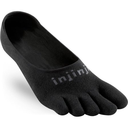 Injinji Sport Lightweight Hidden Unisex everyday socks Black 44,5-47