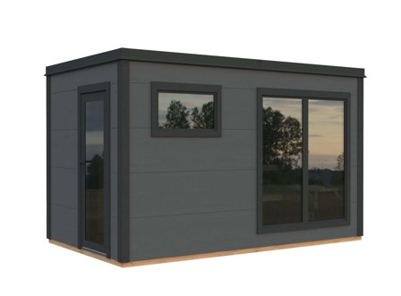 Palmako Grace Bastu 9,0 m², Invändig 8,2 m², grå + antracit, Pooler & utebad