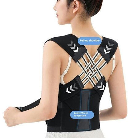 Correct Posture Back Posture Corrector Brace til mænd, kvinder - M