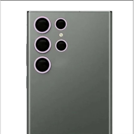 För Samsung Galaxy S25 24 23Ultra Plus Glansig Ljusande Kameraskydd Keramiska Linsringar Härdat Glas Film Kapsel Klistermärke Skydd