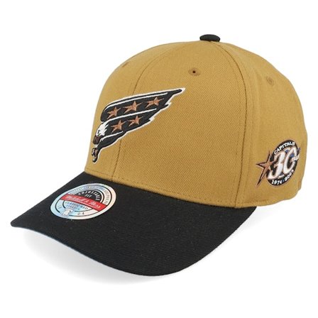 Mitchell & Ness - NHL Brun adjustable Kasket - Hatstore Exclusive x Washington Capitals Izing Brown/Black Adjustable @ Hatstore
