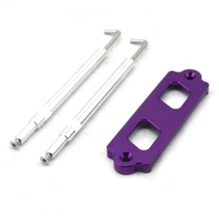 Høykvalitets aluminium bilbatterifeste med brettkroker, biltilbehør for Honda S2000 2000-2008~00951