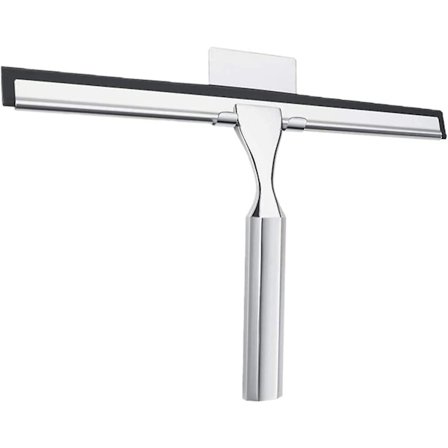 Mordely Shower Squeegee, Stainless Steel Shower Squeegee With Non-slip Handle, Multifunctional Glass