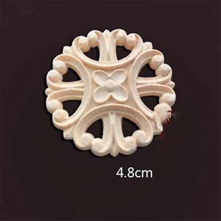 Puusta veistetyt käsityöt Puiset figuriinit askartelut 4,8 CM4 4