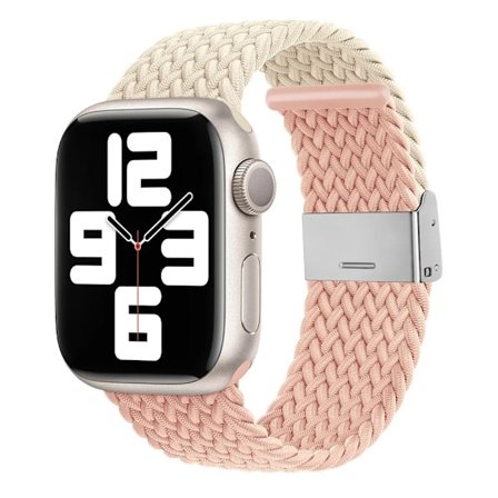 Flätat armband kompatibelt med Apple Watch-armband 49mm 40mm 44mm 45mm 41mm 46mm 42mm 45mm Armband IWatch Ultra Series 11 10 9 7 8 6 5 SE Armband