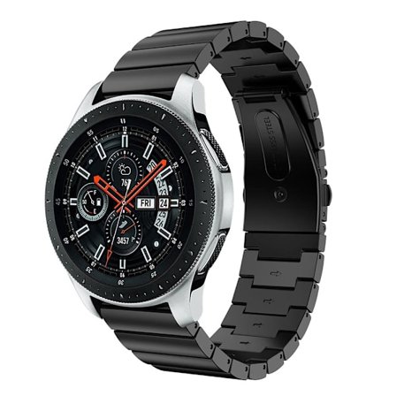 Samsung Galaxy Watch 46mm musta teräsranneke
