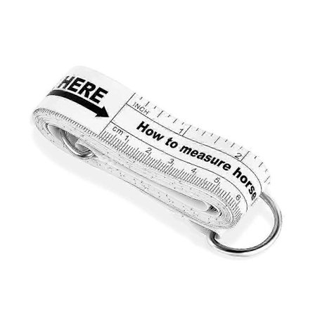 Hestehøjde og vægt målebånd hestemålings lineal PVC hestemålings lineal husdyr kropsstørrelse målebånd