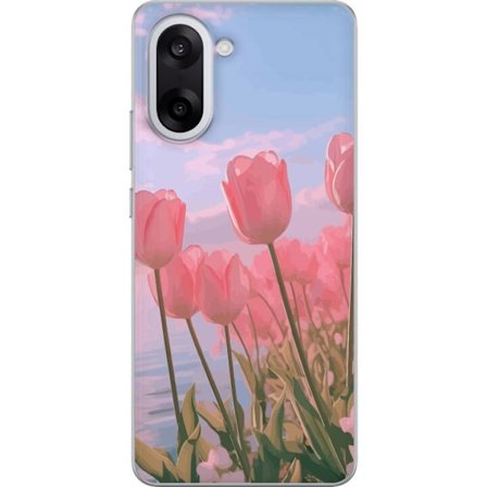 Mobilskal till OnePlus Nord CE5 med Rosa Tulpaner