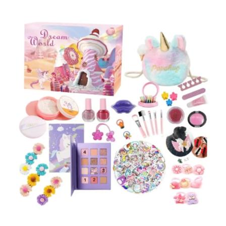 Jule-adventskalenderboks Havfruesmykker Julegaveleker for jenter Barn 24-dagers nedtelling adventskalender Nyttårsgave style 1