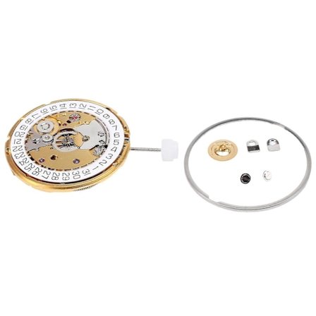 Mekaaninen 2824-2 Automaattikoneisto miesten kelloon päivämääränäytöllä, kulta