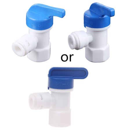 för tankvinkelkula för ventil 1/4'' rör för RO filtersystem för omvänd osmos Pu