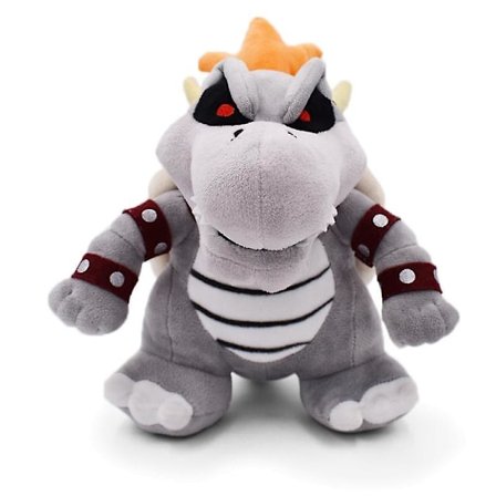 9,5 tum torr Bowser Bones Koopa plyschdocka mjukt djurstoppat leksak julbarnpresent