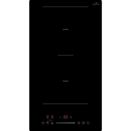 Elvita - Platetopp CIH4332S Svart