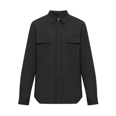 Rick Owens, Casual Shirts Zwart, Heren, Maat:L
