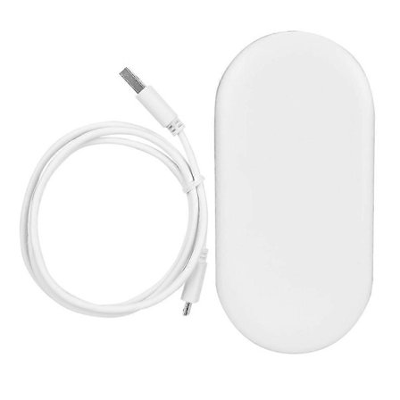 HQ-F3 Bærbar Lampe Dobbel USB Mobiltelefon Trådløs Ladeplate Hurtiglader—yux