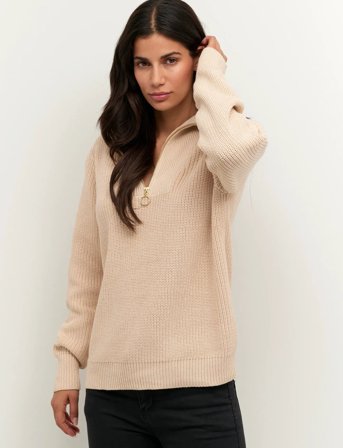 Kaffe Kalioa Knit Pullover - Beige - M
