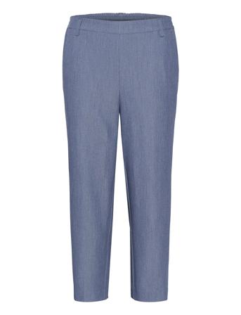 Kasakura Hw Cropped Pants Kaffe Blue