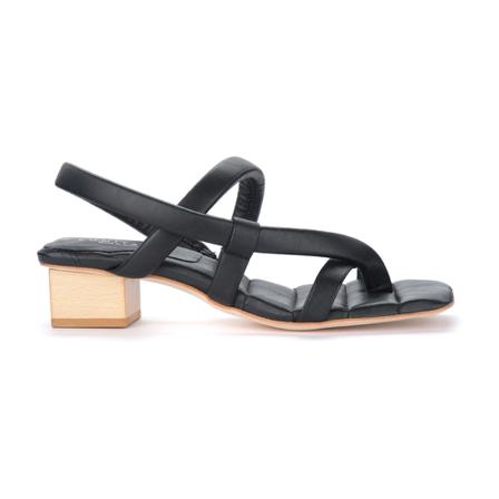 Eqüitare Janica Florence Sandalen , Zwart , Dames , Maat: 38 EU
