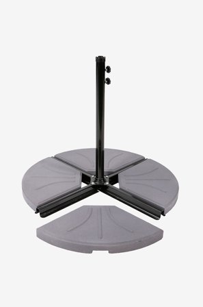 Hillerstorp - Aurinkovarjon jalka 20 kg - Harmaa - Auringonvarjon jalat - - Homeroom