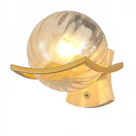 LED Vägglampa Sovrum Sänggång Sminkbord Lampskärm (B Guld)