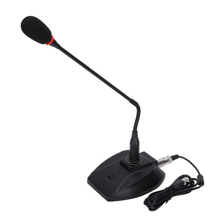 Datamaskinmikrofon Profesjonell Svanehals Konferanse Skrivebord USB Kondensatormikrofon for Video Offentlig Kringkasting