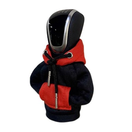 Huppari auton vaihteiston cover nuppi huppari PUNAINEN&MUSTA