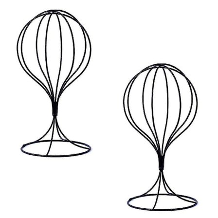 2 kpl Moderni Metalliset Hattujalustat Kestävä Vakaat Lakkihyllyt Peruukkijalusta Hatun Näyttöjalusta Aikuisten Hattujalusta Hatun Mallijalusta