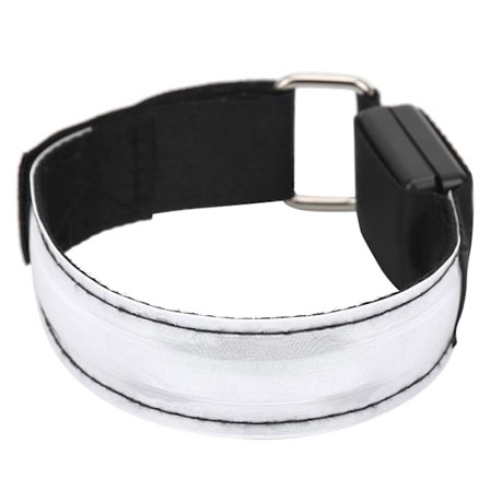 Outdoor Night Running Light Armband med LED Glow Armband Light Reflexive Sport Belt White