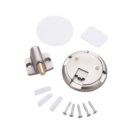 Dørstop med stærk sugekop Silver