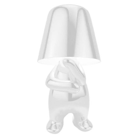 Sengside Touch Bordlampe, Gold Thinker Lampe Skrivebordslampe Trådløs Genopladelig Bærbar Dekorativ Natbordslampe Med Usb-opladning