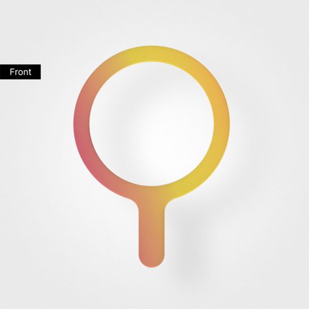 Pfirsich MagSafe Ring – Sanft & Wiederverwendbar
