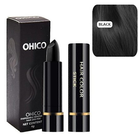 Root Touch-Up Stick - Tillfällig Hårfärgspenna - Grått Hår Täcks - Semi-Permanent Vattentät Långvarig Täckning för Hår och Skägg