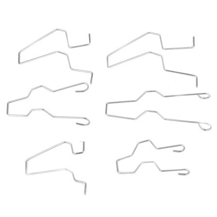 6 st strålkastare strålkastare halvljus strålkastare lamphållare fjäderklämma för H1 H3 H4 H7