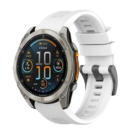 20/22/26 mm Quick Fit silikonarmband för Garmin Fenix 8/Tactix 8/Fenix E/Fenix E 7X 6X sportigt, ventilerande band för Garmin Enduro 3