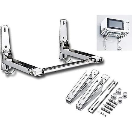 304 Rustfritt Stål Mikrobølgeovn Monteringsbrakett 135lb Last Universal