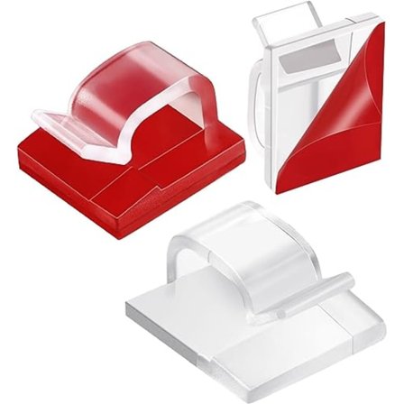 100 st kabelklämmor utomhusljusklämmor sladdorganisatör Se