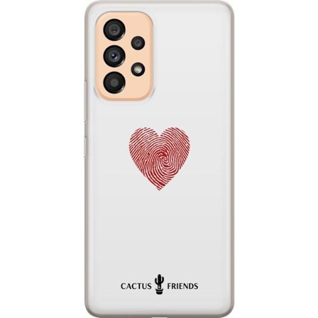 Yhteensopiva Puhelinkuori Samsung Samsung Galaxy A53 5G Cactus and Friends - Fingerprint Love