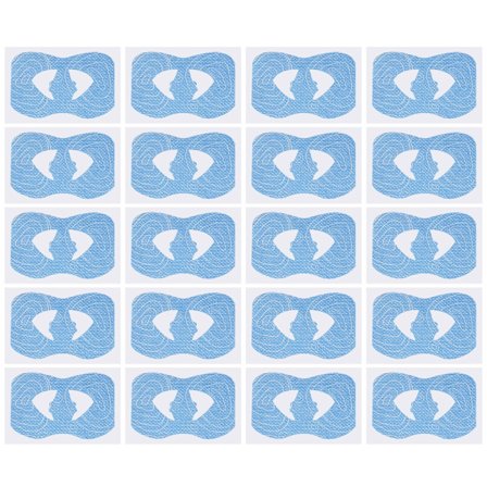 20 stk. åndbare snorkekontrolstrimler Nattemundtape til næsevejssupport Voksne Børn Komfortabel pasform