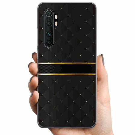 Xiaomi Mi Note 10 Lite Tpu Mobilskal Golden Stripes