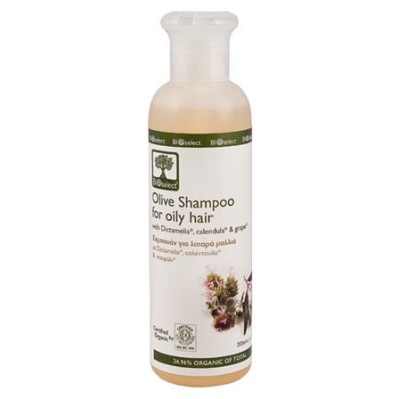 Bioselect Oliven Shampoo Til Fedtet Hår 200 ml, Hår, Shampoo, Hårshampoo