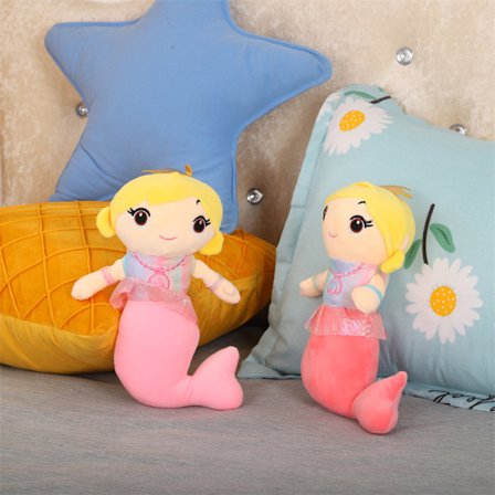 Sjöjungfru - nio tums plyschleksak