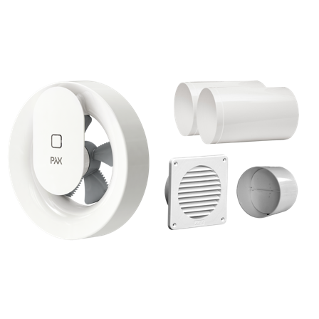 PAX Calima Fraluftspakke for yttervegg, Ventilasjon