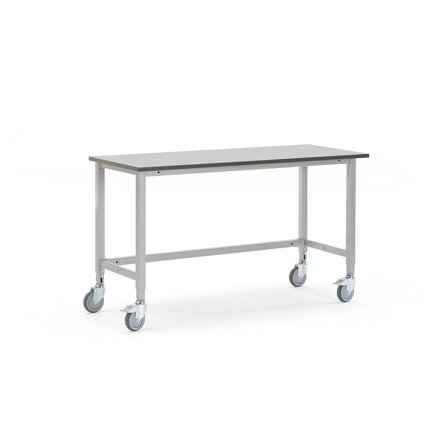 Mobile Werkbank MOTION, 1500 x 600 mm, grau