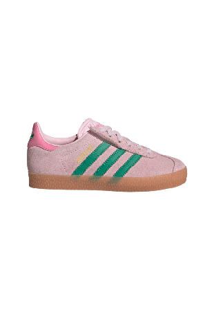 Adidas Originals Gazelle Comfort Closure Elastic Lace Skor Barn Sneakers Unisex Rosa 28