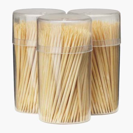 Tandpetare 3 x 200-pack - Biltema