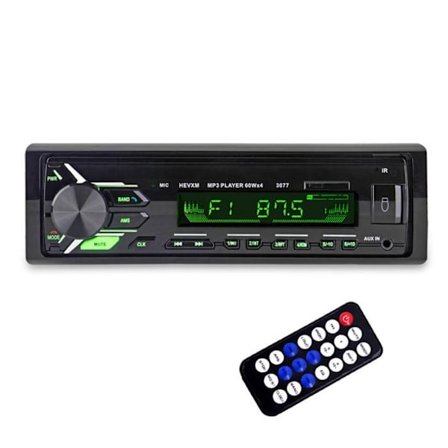 Autoradio - INN - 12V - Bluetooth - Fjärrkontroll - MP3/FM/USB