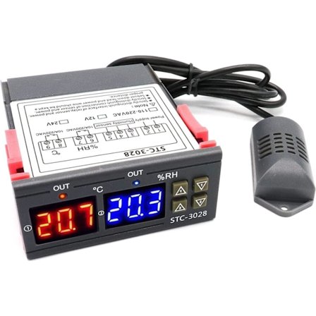 STC - 3028 temperatur & fuktighetsregulator , PID-regulator 220V